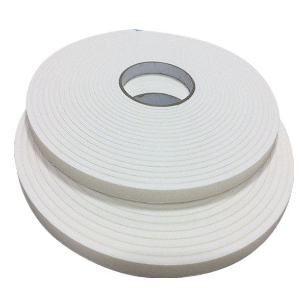White PVC single-sided foam tape