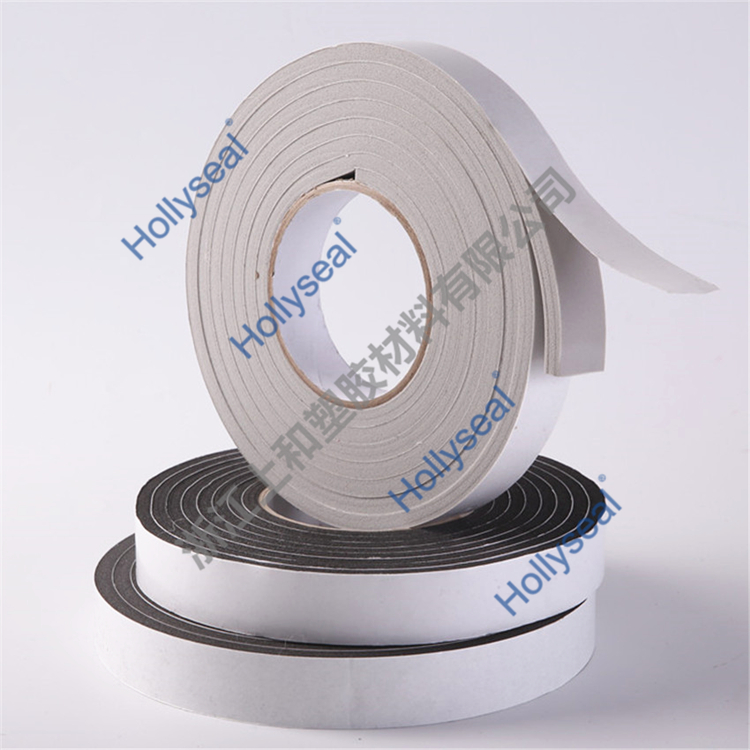 Hollyseal?閉孔pvc隔熱泡棉膠帶 厚度1mm~25mm，密度110kg/m3~500kg/ m3